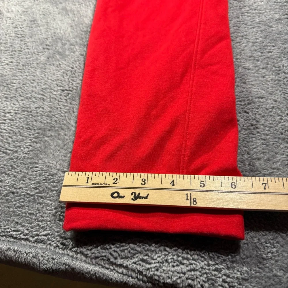 Jordan Mens Red Black Side Stripe Jumpman Fleece Jogger Sweatpants XL Tall